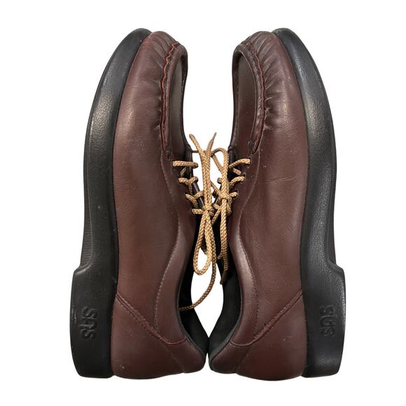 SAS diabetic brown leather shoe, women’s size 7.5 - Picture 6 of 8